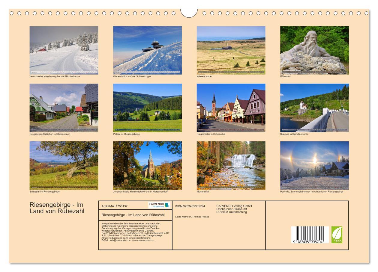 Bild: 9783435335794 | Riesengebirge - Im Land von Rübezahl (Wandkalender 2025 DIN A3...