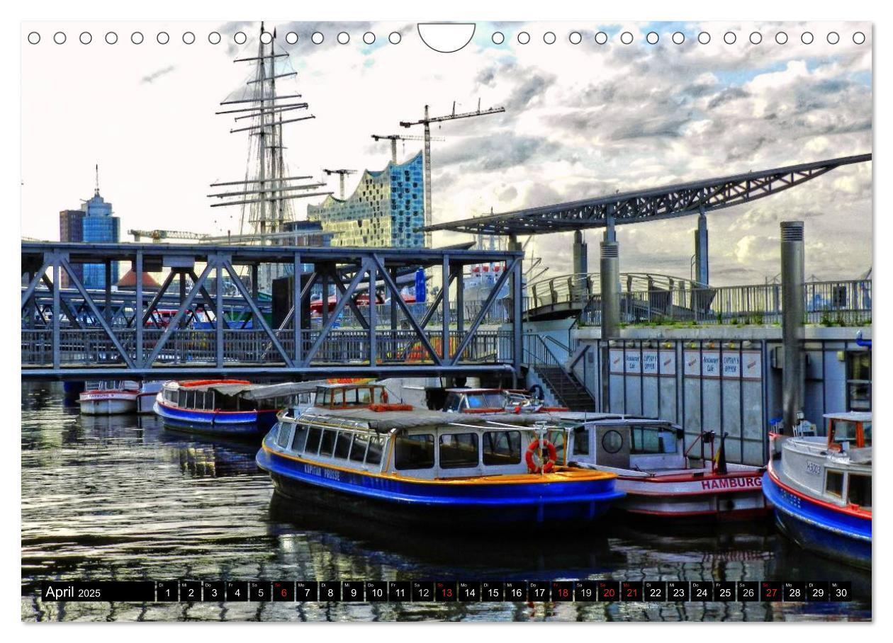 Bild: 9783435690640 | Faszination Hafen - Hamburg (Wandkalender 2025 DIN A4 quer),...