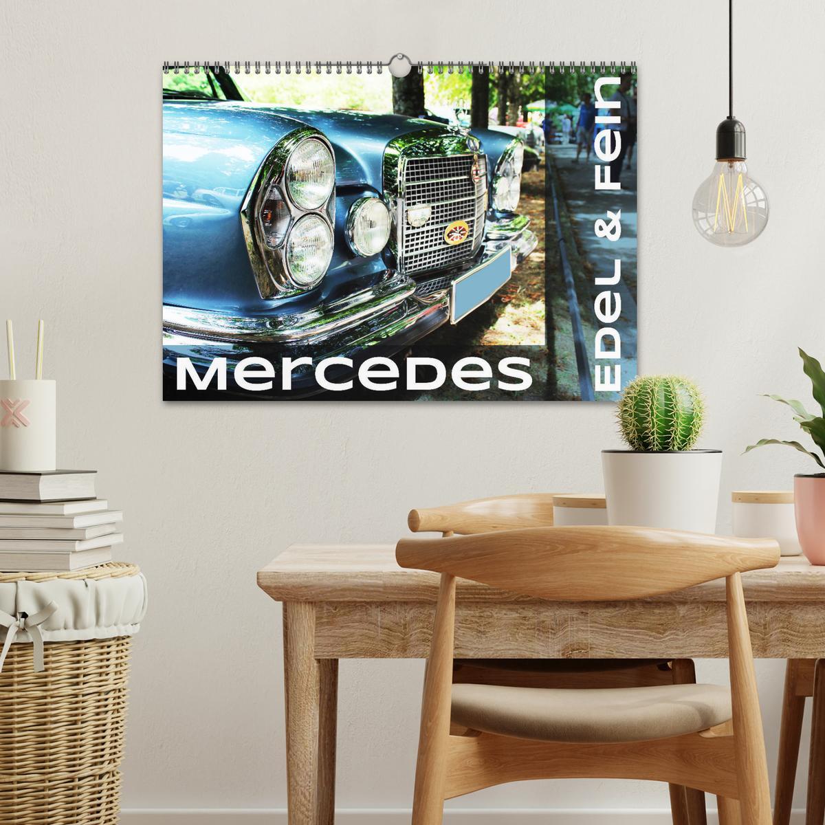 Bild: 9783435336906 | Mercedes Edel &amp; Fein (Wandkalender 2025 DIN A3 quer), CALVENDO...