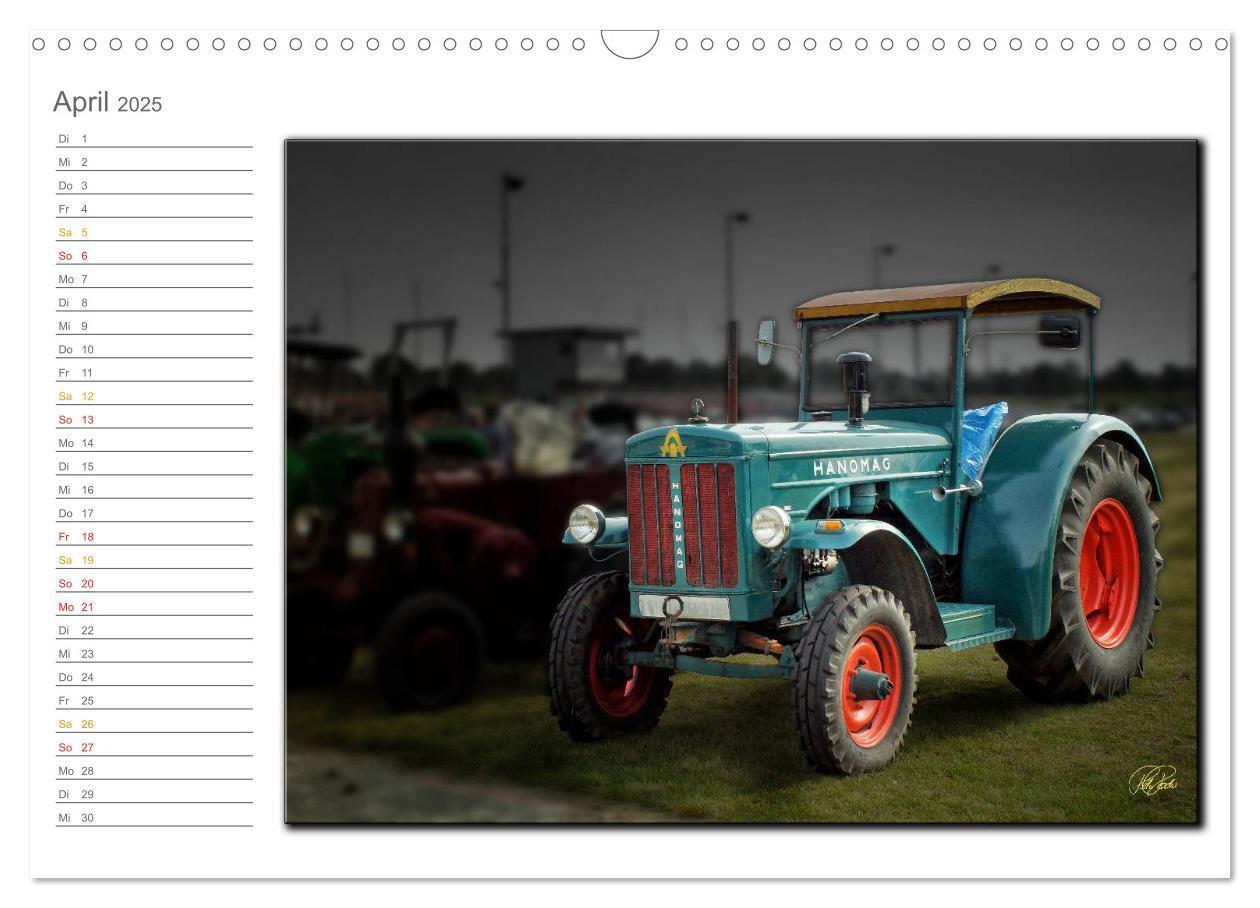 Bild: 9783435634514 | Oldtimer - geliebte Trecker (Wandkalender 2025 DIN A3 quer),...