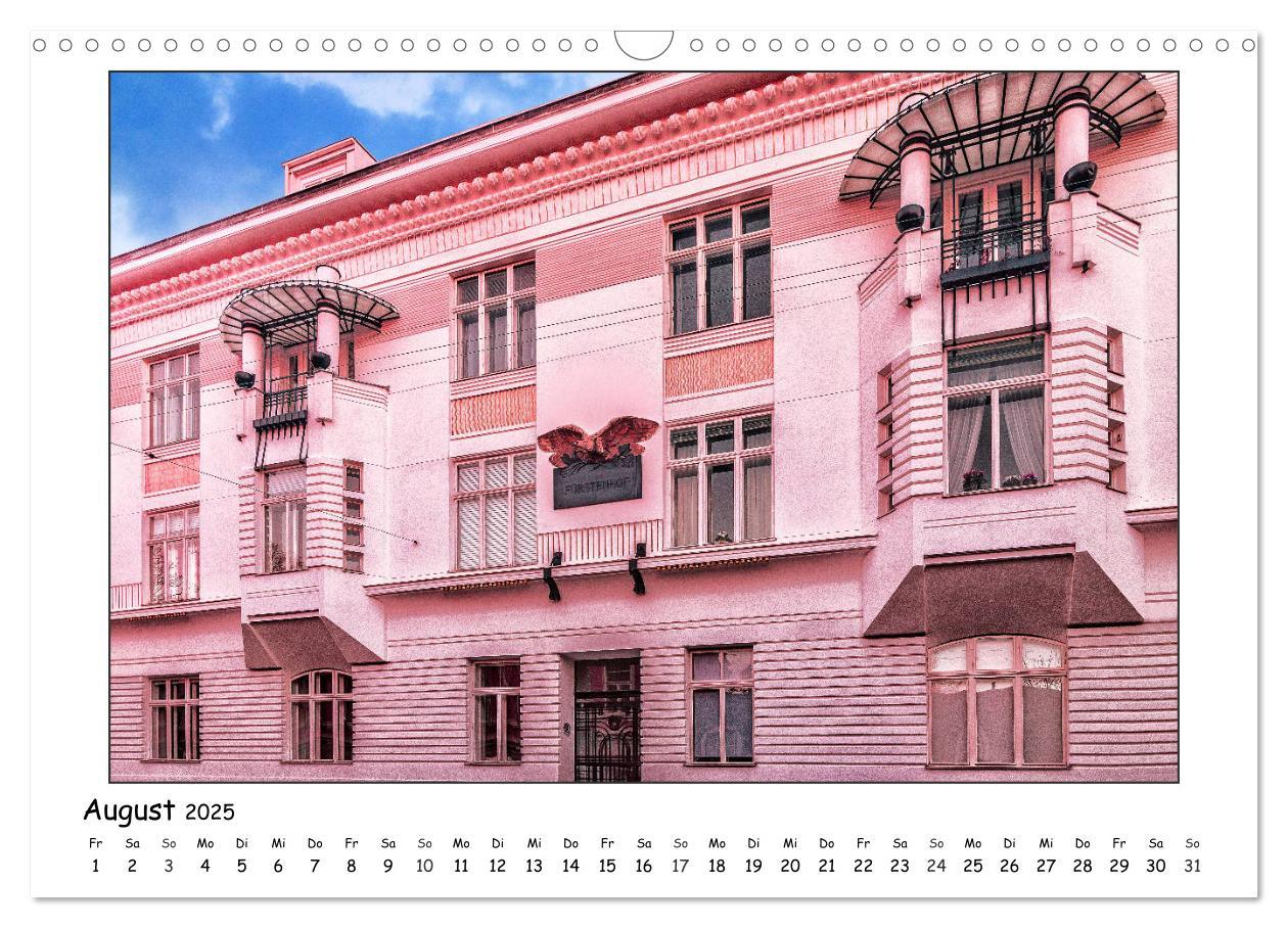 Bild: 9783435255566 | Wiener Jugendstil-Fassaden (Wandkalender 2025 DIN A3 quer),...