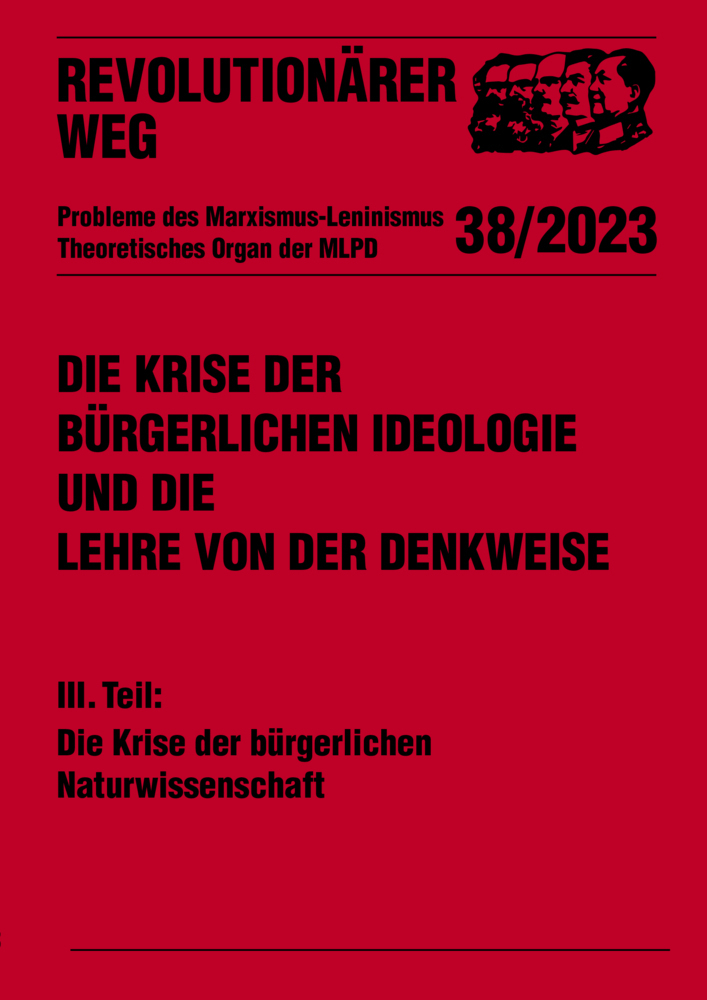 Cover: 9783880216518 | Die Krise der bürgerlichen Ideologie und die Lehre von der Denkweise