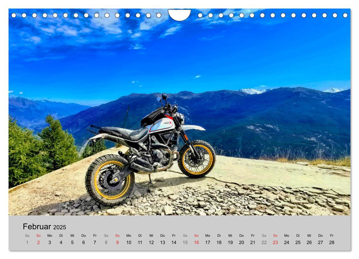 Bild: 9783435178230 | Scrambler Motorräder mit Stil (Wandkalender 2025 DIN A4 quer),...