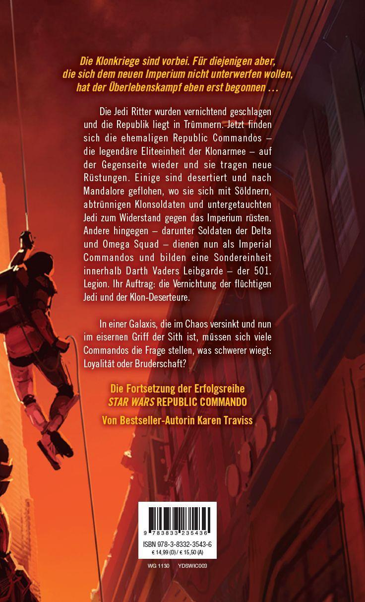 Rückseite: 9783833235436 | Star Wars Imperial Commando - Die 501. | Karen Traviss | Taschenbuch