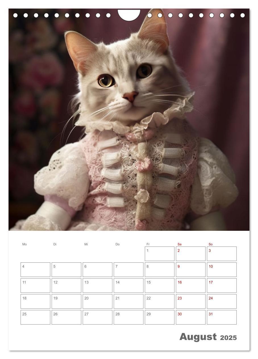 Bild: 9783435868148 | Royale Katzen Portraits (Wandkalender 2025 DIN A4 hoch), CALVENDO...