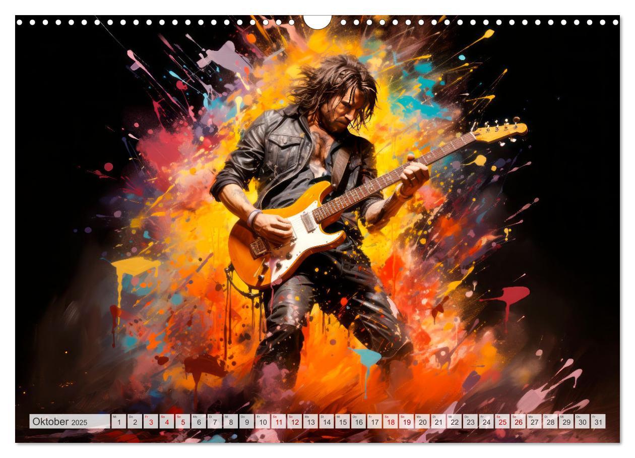 Bild: 9783383851841 | ROCK Spüre die grenzenlose Power (Wandkalender 2025 DIN A3 quer),...