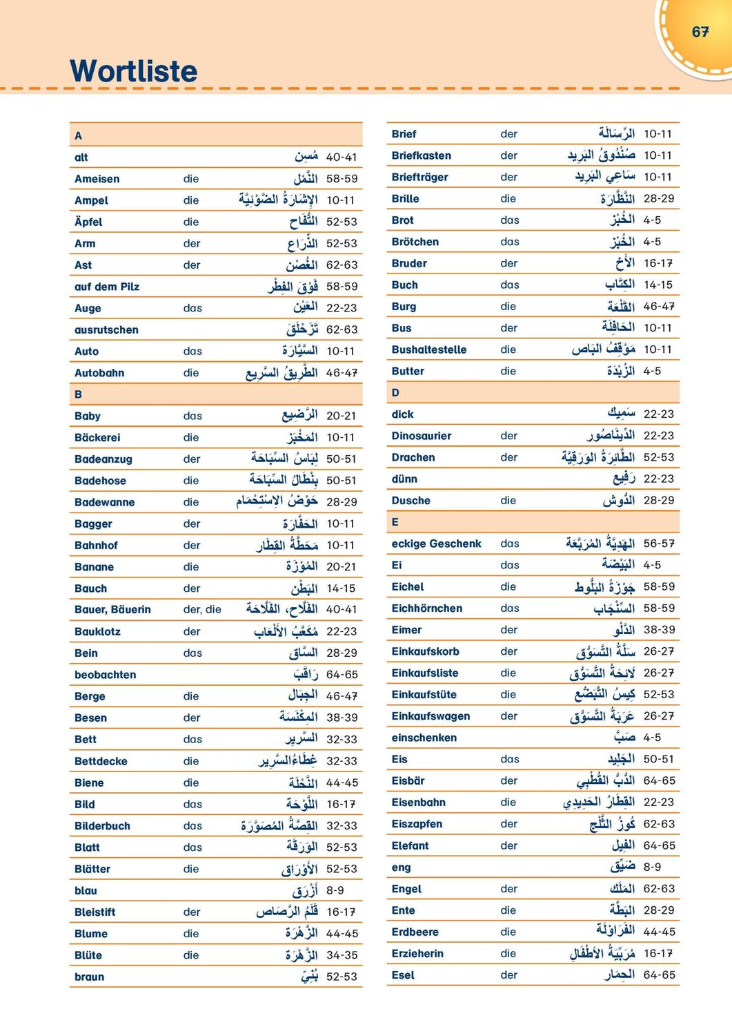 Bild: 9783125161030 | PONS Bildwörterbuch für Kinder Arabisch-Deutsch | Taschenbuch | 72 S.