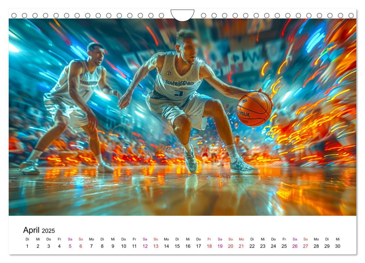 Bild: 9783457146682 | Basketball Erlebnisse (Wandkalender 2025 DIN A4 quer), CALVENDO...