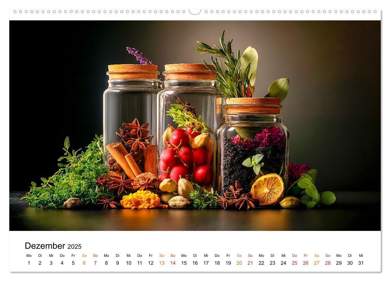 Bild: 9783457235539 | Küchenkalender Glaswerk (Wandkalender 2025 DIN A2 quer), CALVENDO...