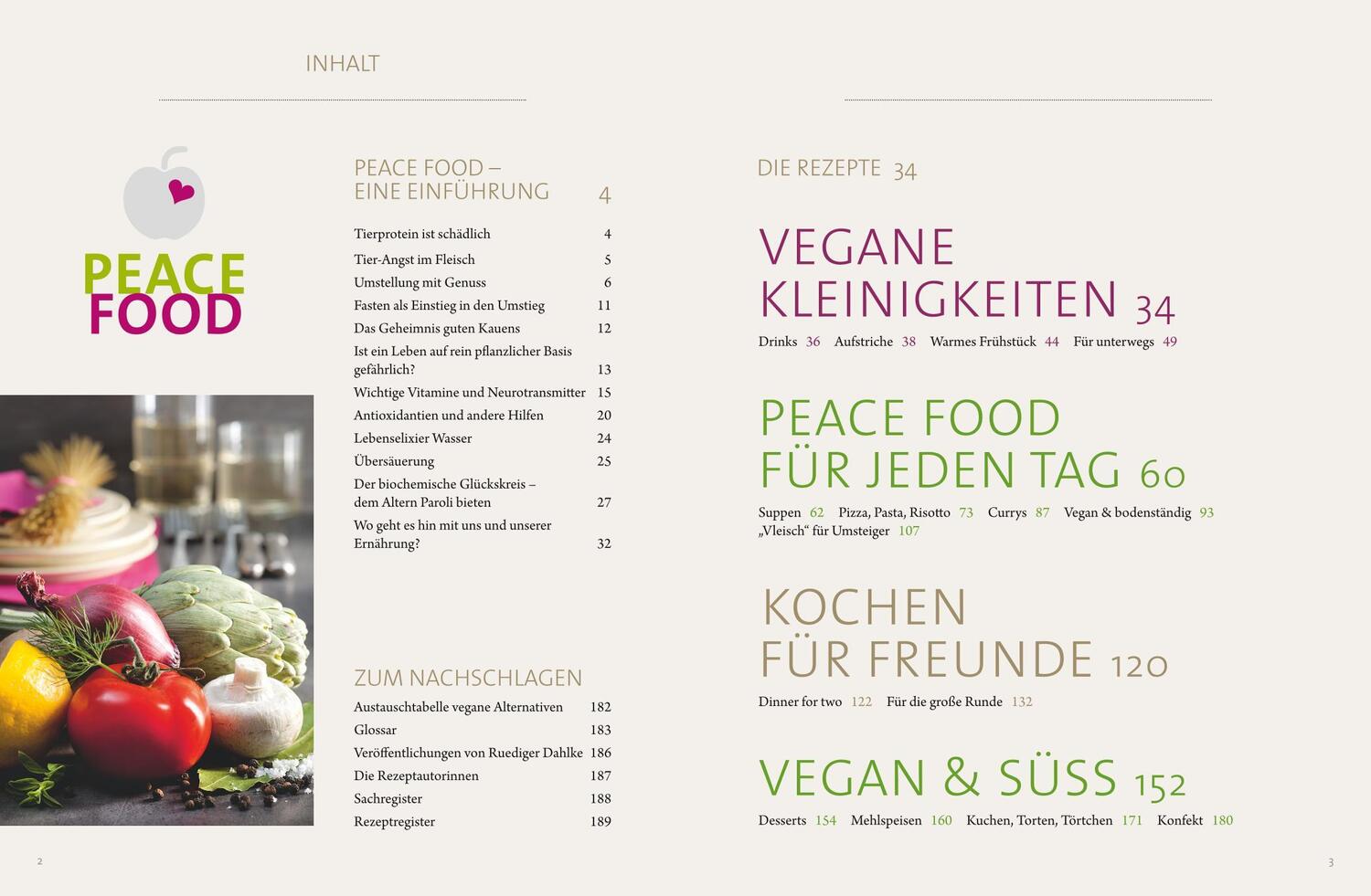 Bild: 9783833833045 | Peace Food - Das vegane Kochbuch | Ruediger Dahlke | Buch | 192 S.