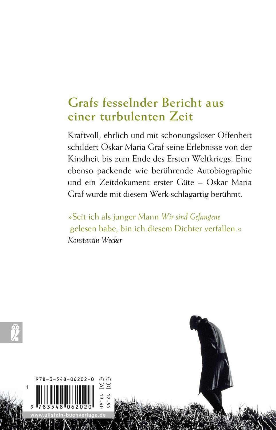 Rückseite: 9783548062020 | Wir sind Gefangene | Oskar Maria Graf | Taschenbuch | 512 S. | Deutsch