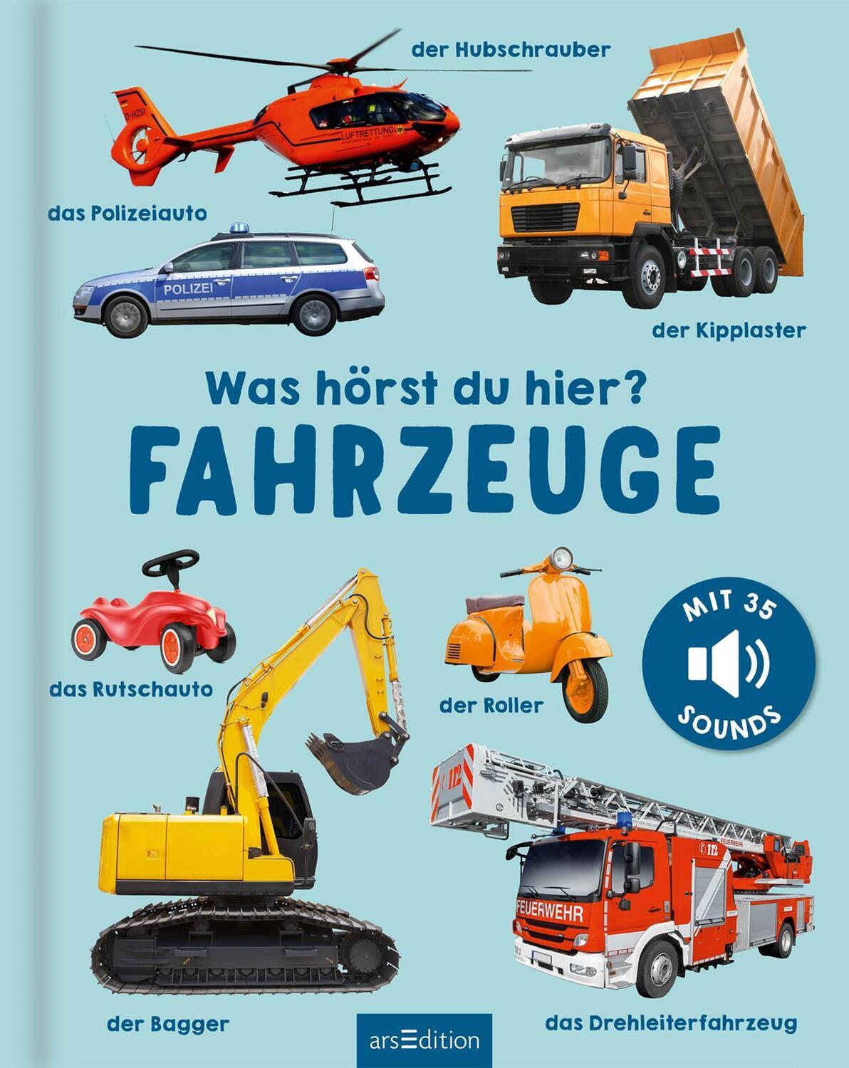 Bild: 9783845842561 | Was hörst du hier? - Fahrzeuge | Mit 35 Sounds | Buch | 16 S. | 2020