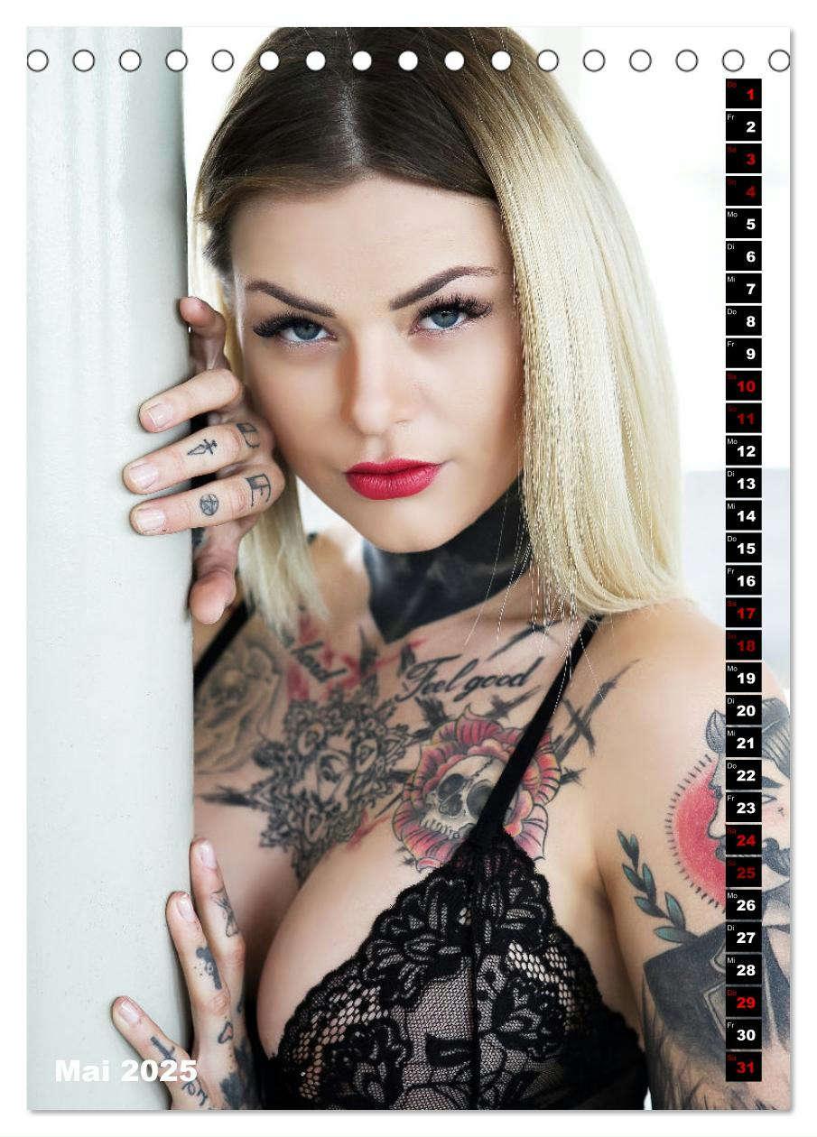 Bild: 9783435926787 | Beauty Tattoo 2025 (Tischkalender 2025 DIN A5 hoch), CALVENDO...