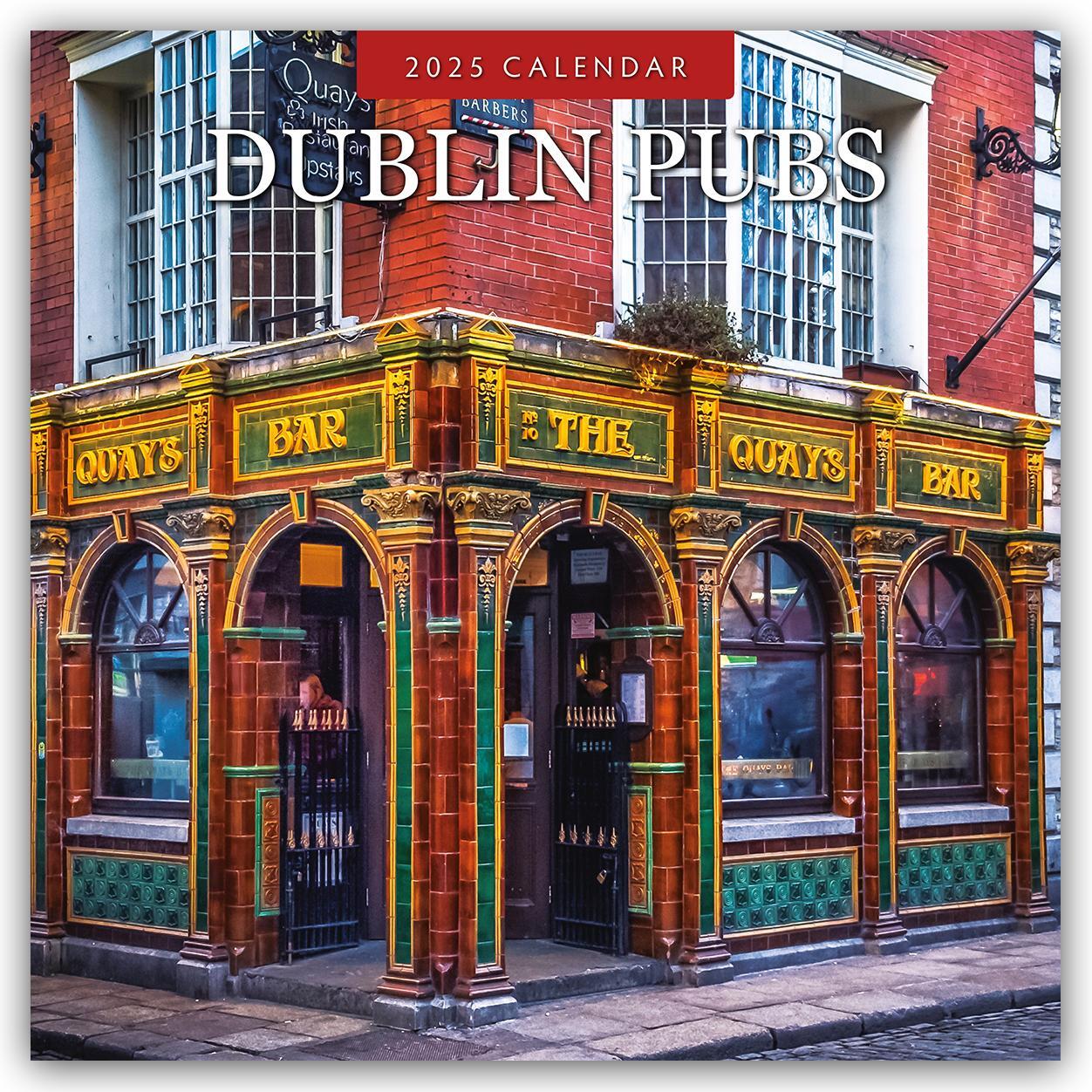 Cover: 9781804425862 | Dublin Pubs 2025 - 16-Monatskalender | Robin Red | Kalender | 14 S.