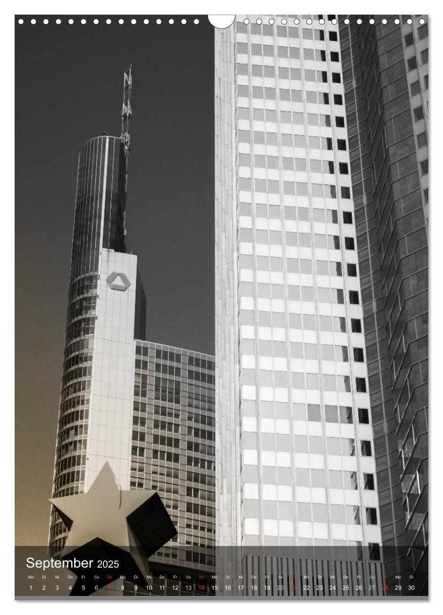 Bild: 9783457043578 | Frankfurt monochrom (Wandkalender 2025 DIN A3 hoch), CALVENDO...