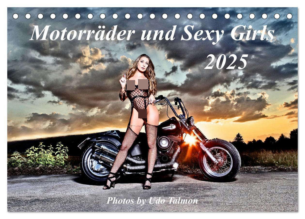 Cover: 9783383896194 | Motorräder und Sexy Girls (Tischkalender 2025 DIN A5 quer),...