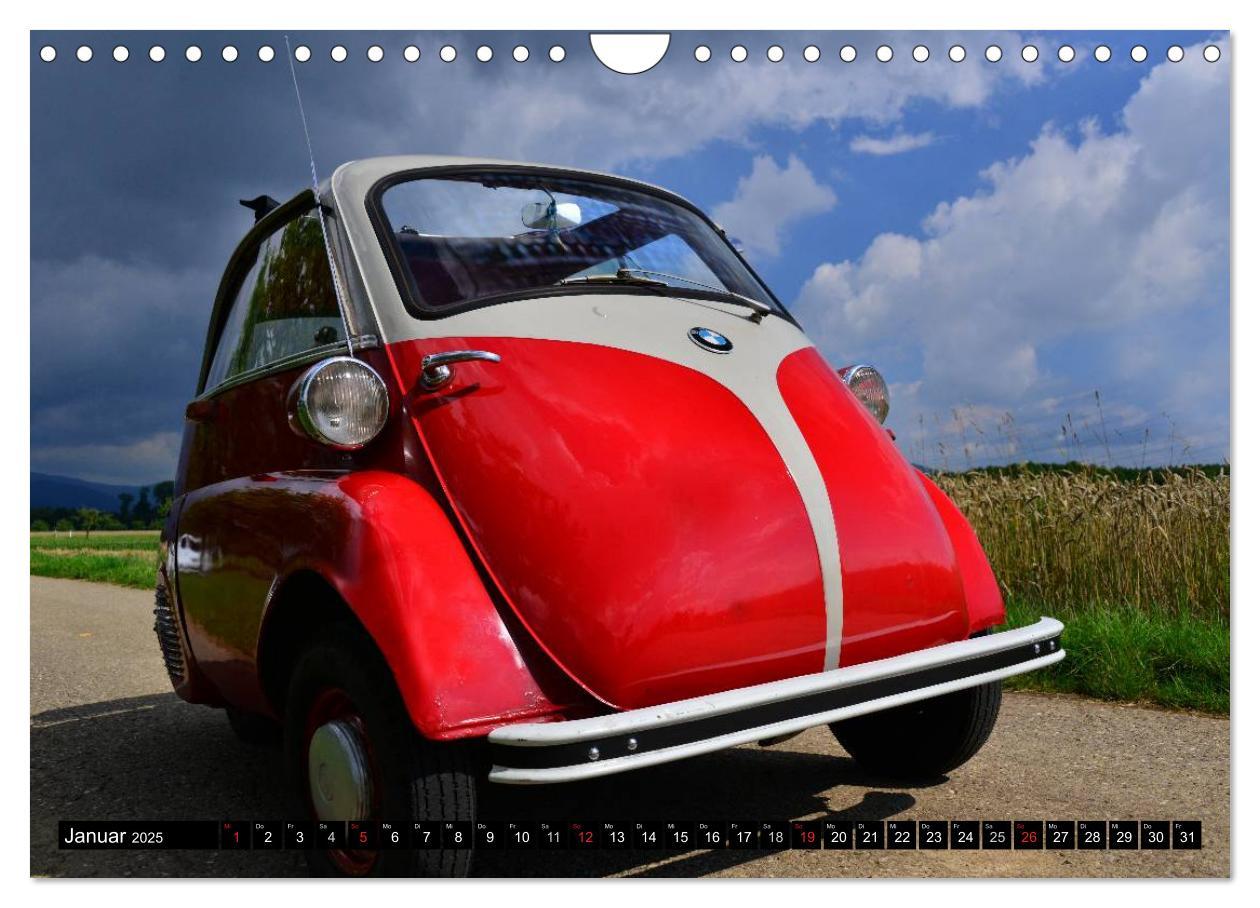 Bild: 9783435698394 | BMW Isetta - Die Knutschkugel (Wandkalender 2025 DIN A4 quer),...