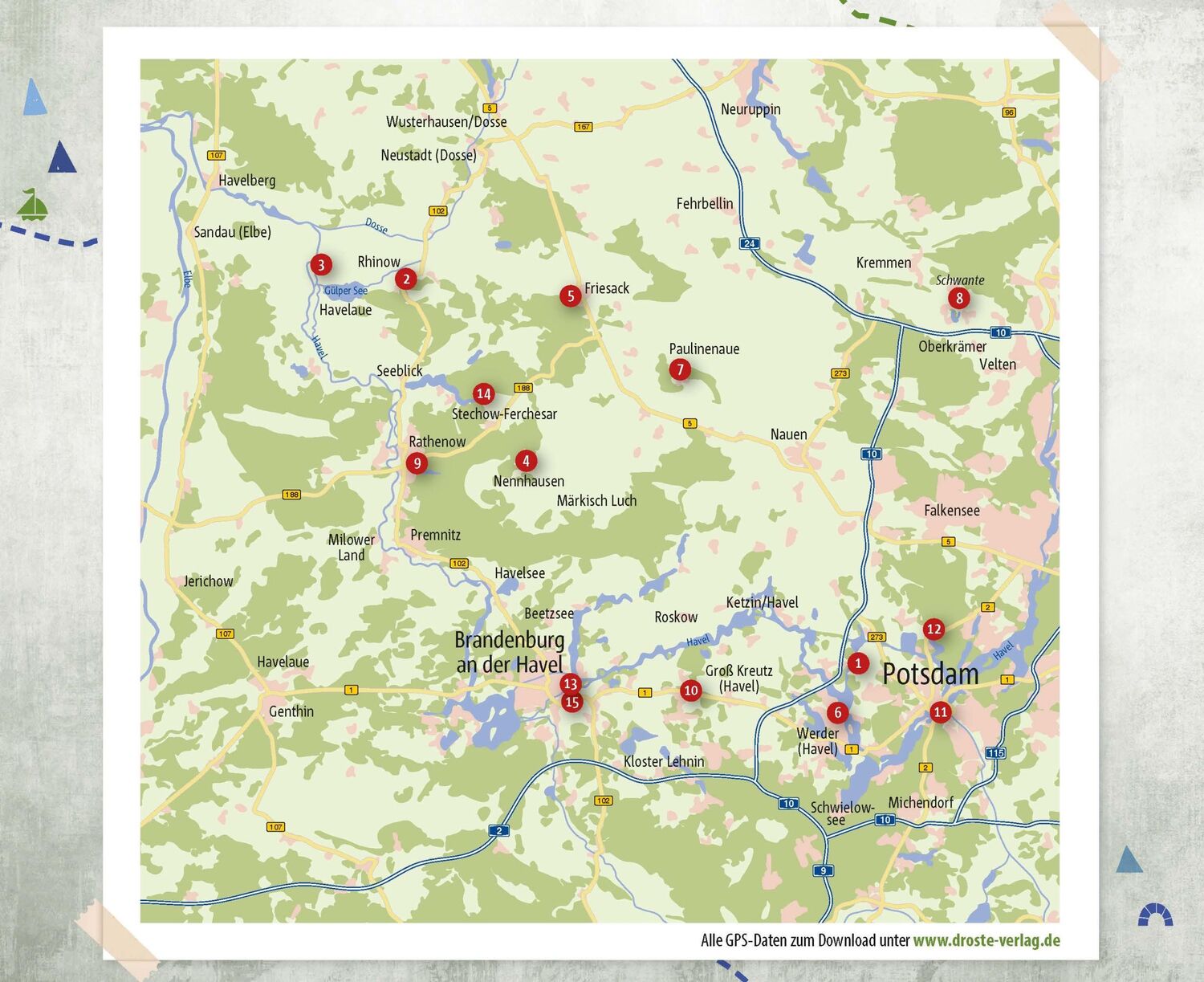 Bild: 9783770024049 | Havelland. Radeln für die Seele | Wohlfühltouren | Detlef Hüttemann