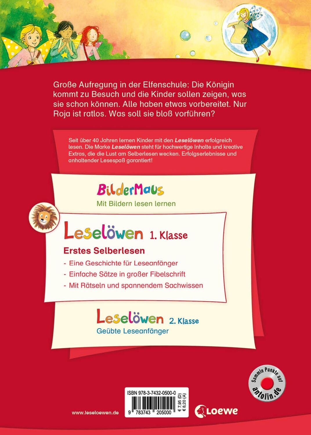 Rückseite: 9783743205000 | Leselöwen 1. Klasse - Ein großer Tag in der Elfenschule | Richert