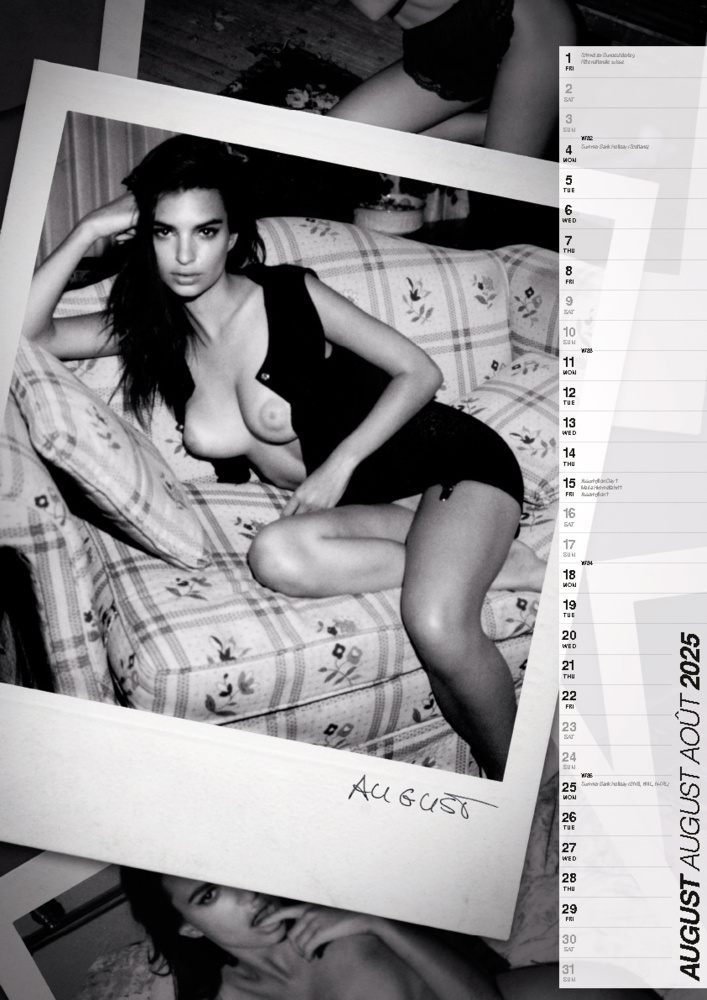 Bild: 9798893610079 | Emily Ratajkowski Kalender 2025 | Blurred Lines Girl | Kalender | 2025