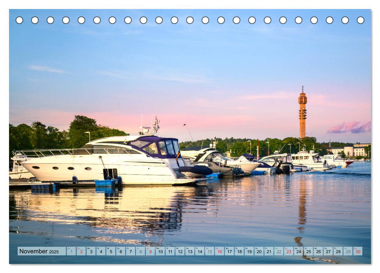 Bild: 9783435105076 | Stockholm - Maritime Ansichten (Tischkalender 2025 DIN A5 quer),...