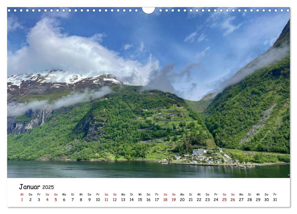 Bild: 9783383930287 | Norwegens wunderschöne Fjorde (Wandkalender 2025 DIN A3 quer),...