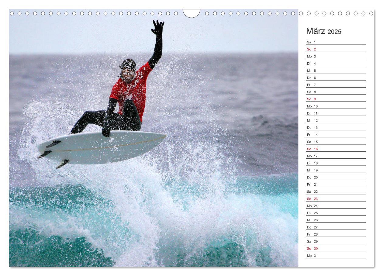 Bild: 9783435381647 | Surfen - Spaß auf den Wellen (Wandkalender 2025 DIN A3 quer),...