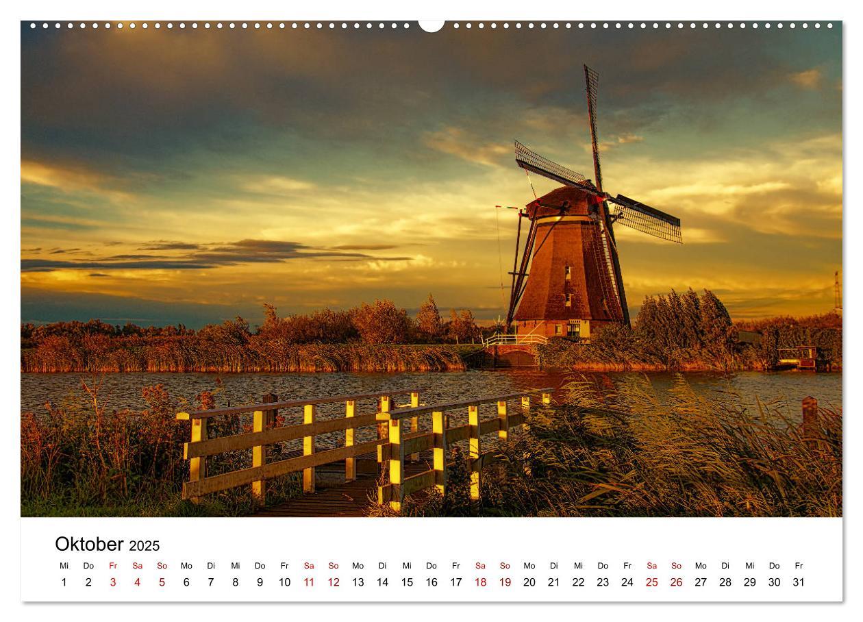 Bild: 9783435454501 | Märchenhafte Windmühlen (Wandkalender 2025 DIN A2 quer), CALVENDO...