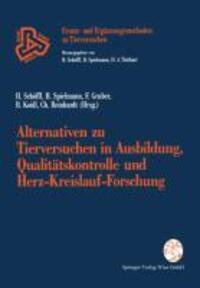 Cover: 9783211824887 | Alternativen zu Tierversuchen in Ausbildung, Qualitätskontrolle und...