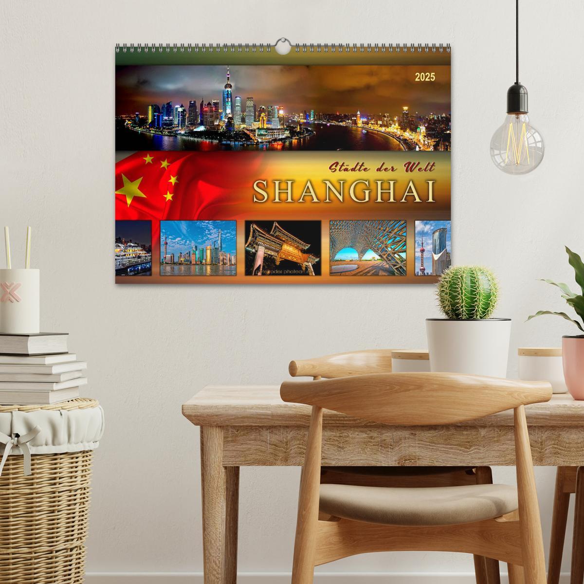 Bild: 9783435438808 | Städte der Welt - Shanghai (Wandkalender 2025 DIN A3 quer),...