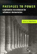 Cover: 9780521599085 | Passages to Power | Legislative Recruitment in Advanced Democracies