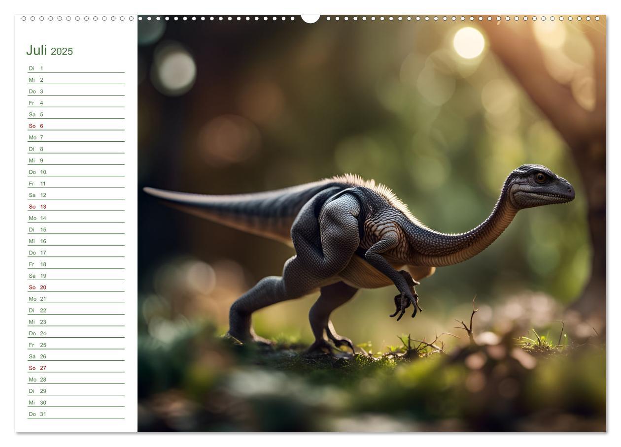 Bild: 9783383864728 | KI Dinosaurier - Herrscher der Lüfte, Land und Meer (Wandkalender...