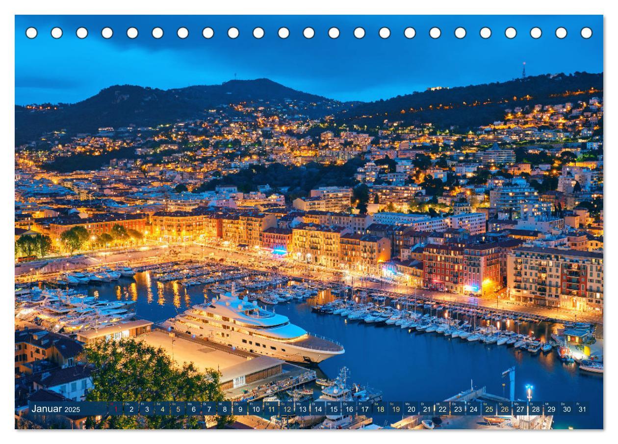 Bild: 9783383776700 | Lebendige Cote d'Azur: Die azurblaue Küste (Tischkalender 2025 DIN...