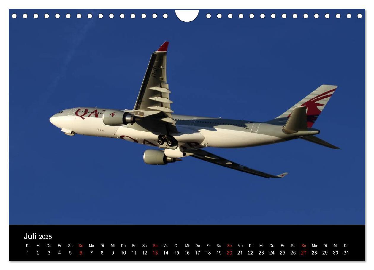 Bild: 9783435673896 | Faszination Flugzeug (Wandkalender 2025 DIN A4 quer), CALVENDO...