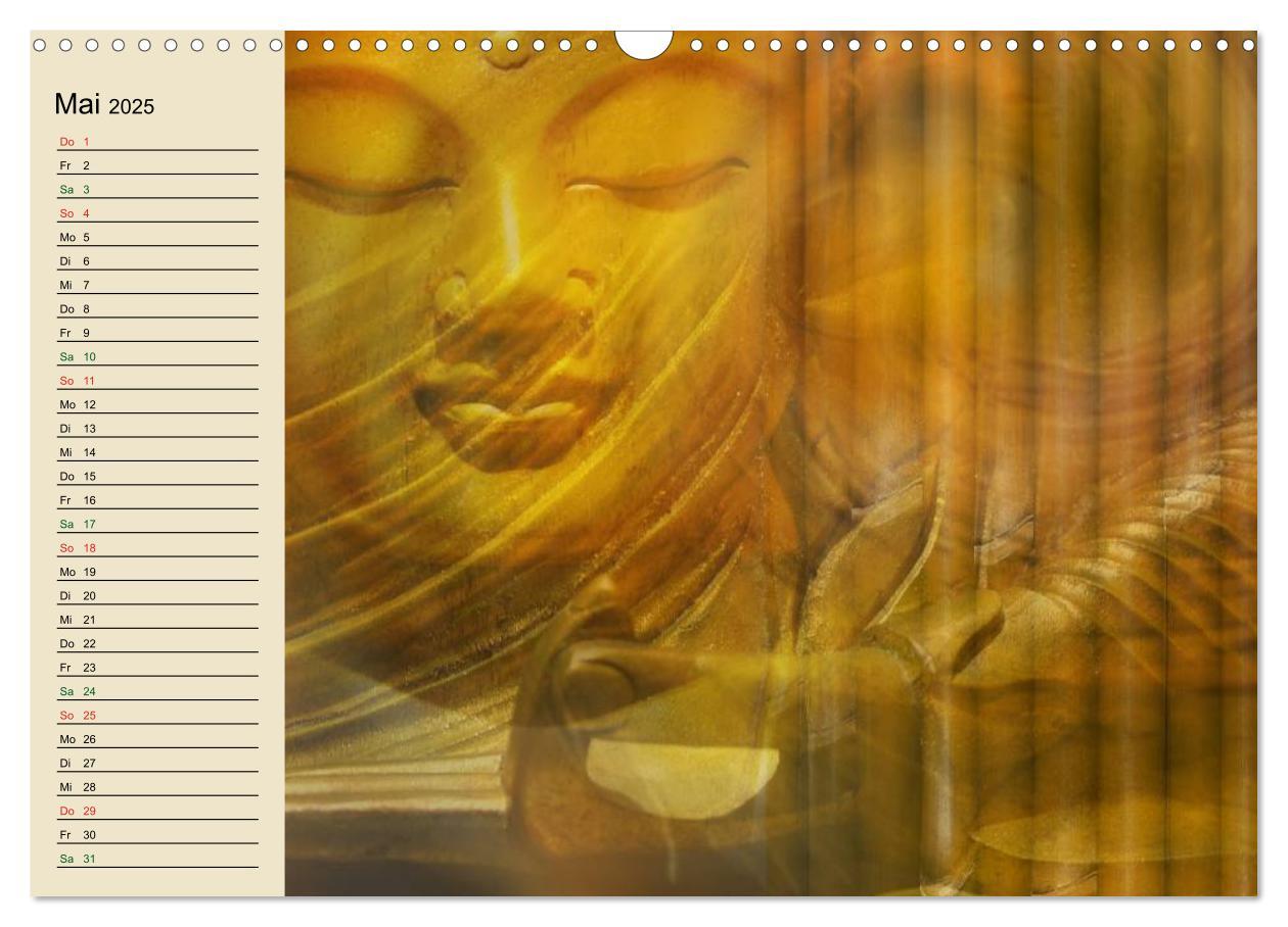 Bild: 9783435553952 | Buddha und Yin Yang (Wandkalender 2025 DIN A3 quer), CALVENDO...