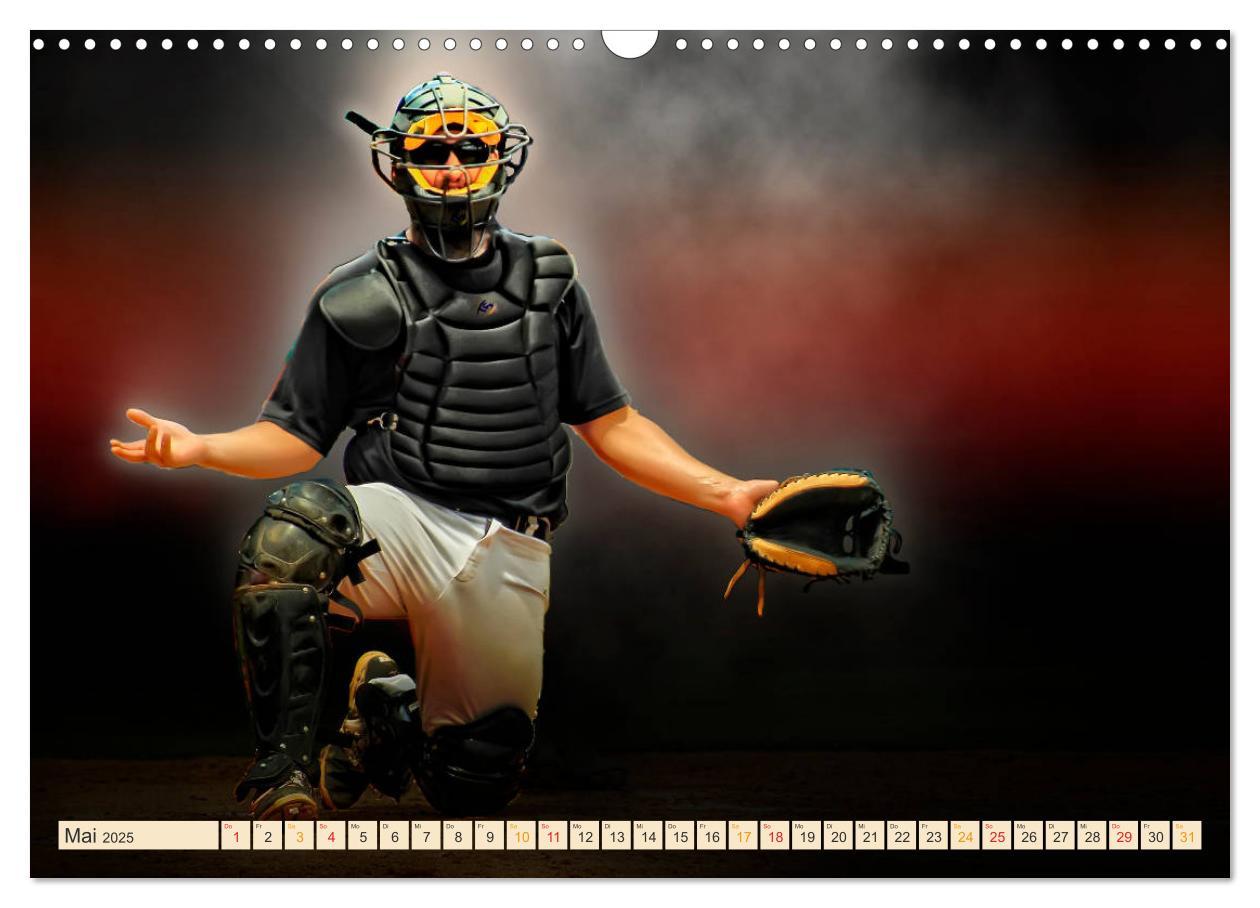 Bild: 9783435365401 | Baseball - Fight (Wandkalender 2025 DIN A3 quer), CALVENDO...