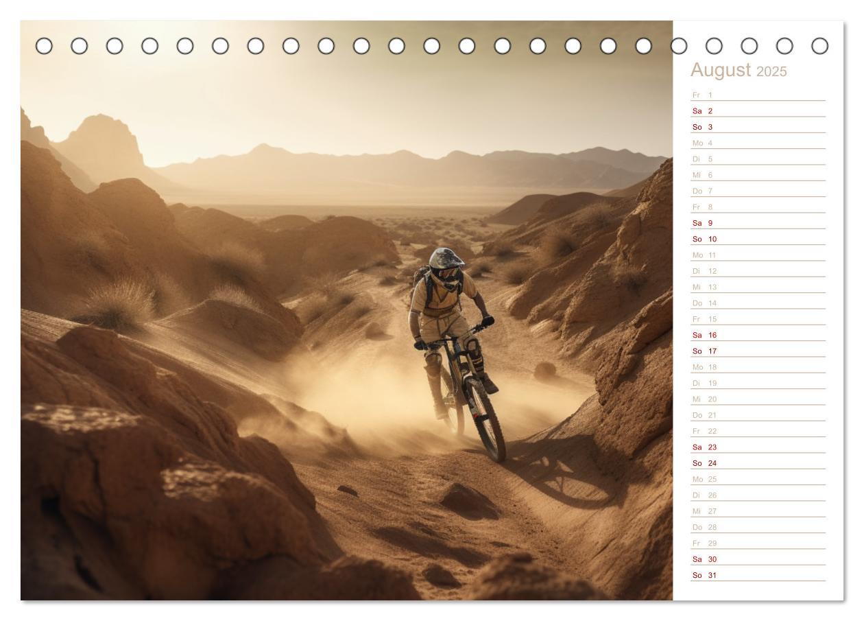 Bild: 9783383910425 | Mit dem Mountainbike durch die Welt (Tischkalender 2025 DIN A5...