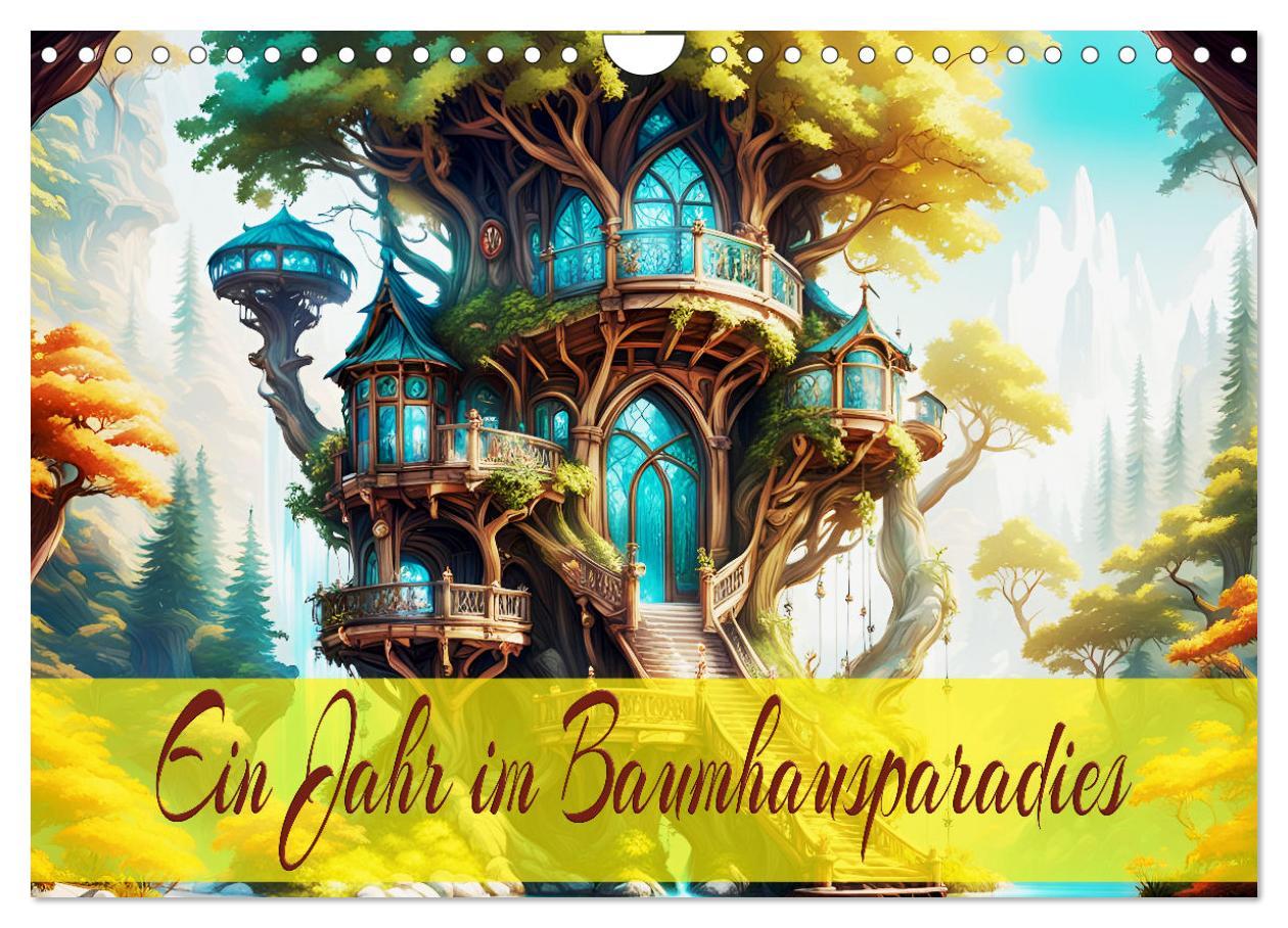 Cover: 9783457015520 | Ein Jahr im Baumhausparadies (Wandkalender 2025 DIN A4 quer),...