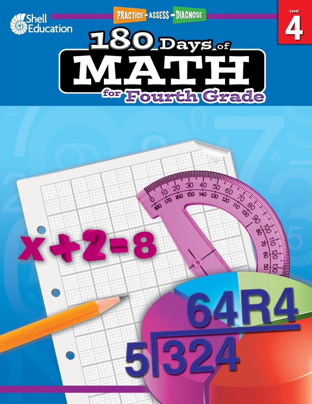 Cover: 9781425808075 | 180 Days of Math for Fourth Grade | Practice, Assess, Diagnose | Smith