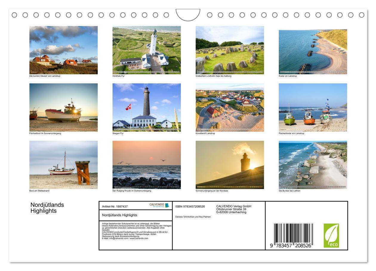 Bild: 9783457208526 | Nordjütlands Highlights (Wandkalender 2025 DIN A4 quer), CALVENDO...