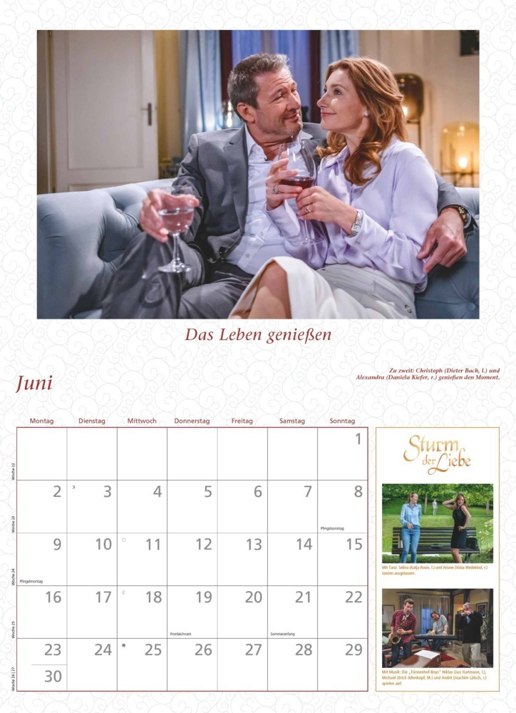 Bild: 4250809654003 | DUMONT - Sturm der Liebe 2025 Broschürenkalender, 42x29cm,...