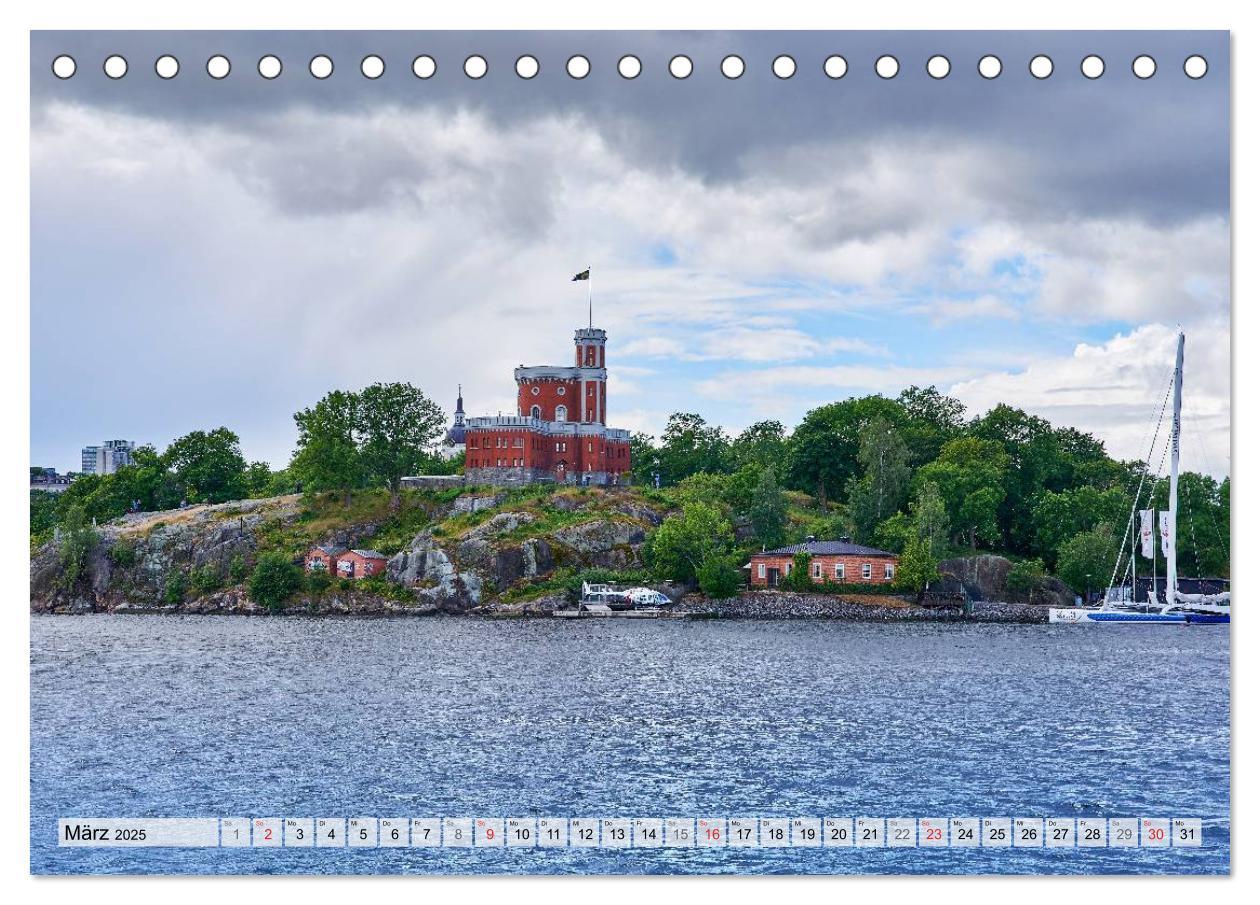 Bild: 9783435500031 | Stockholm an Mittsommer (Tischkalender 2025 DIN A5 quer), CALVENDO...