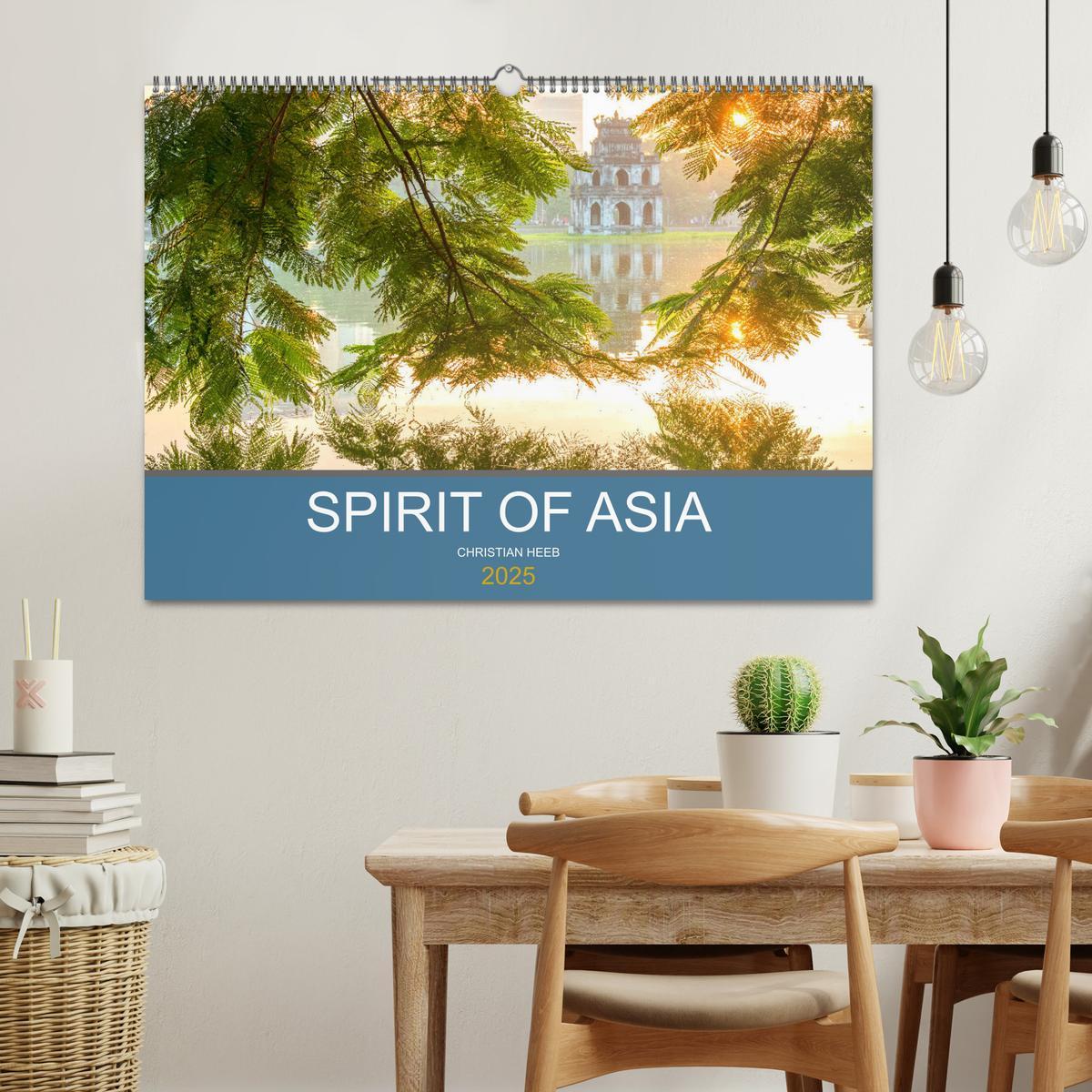 Bild: 9783435202935 | Spirit of Asia (Wandkalender 2025 DIN A2 quer), CALVENDO...