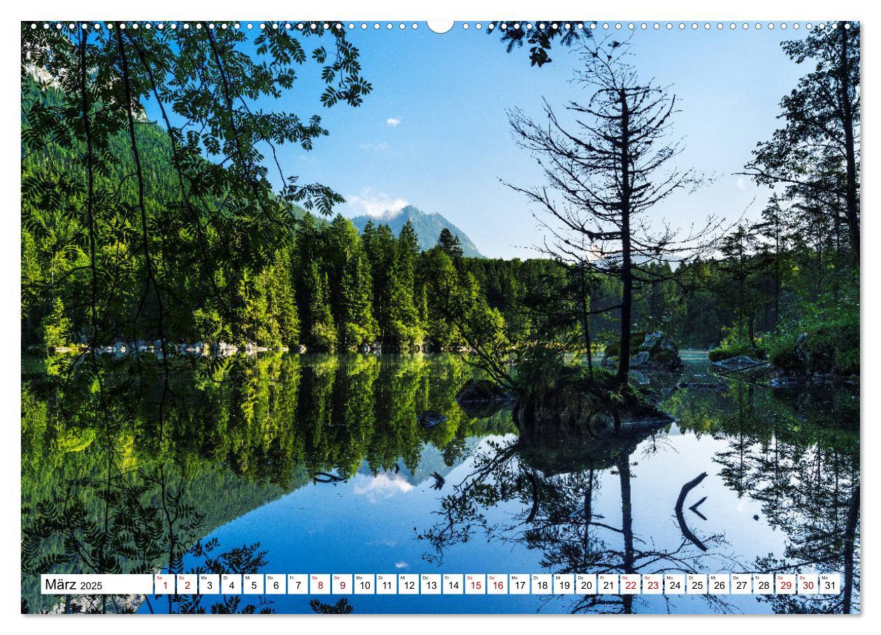 Bild: 9783435125289 | Alpen gespiegelt (Wandkalender 2025 DIN A2 quer), CALVENDO...