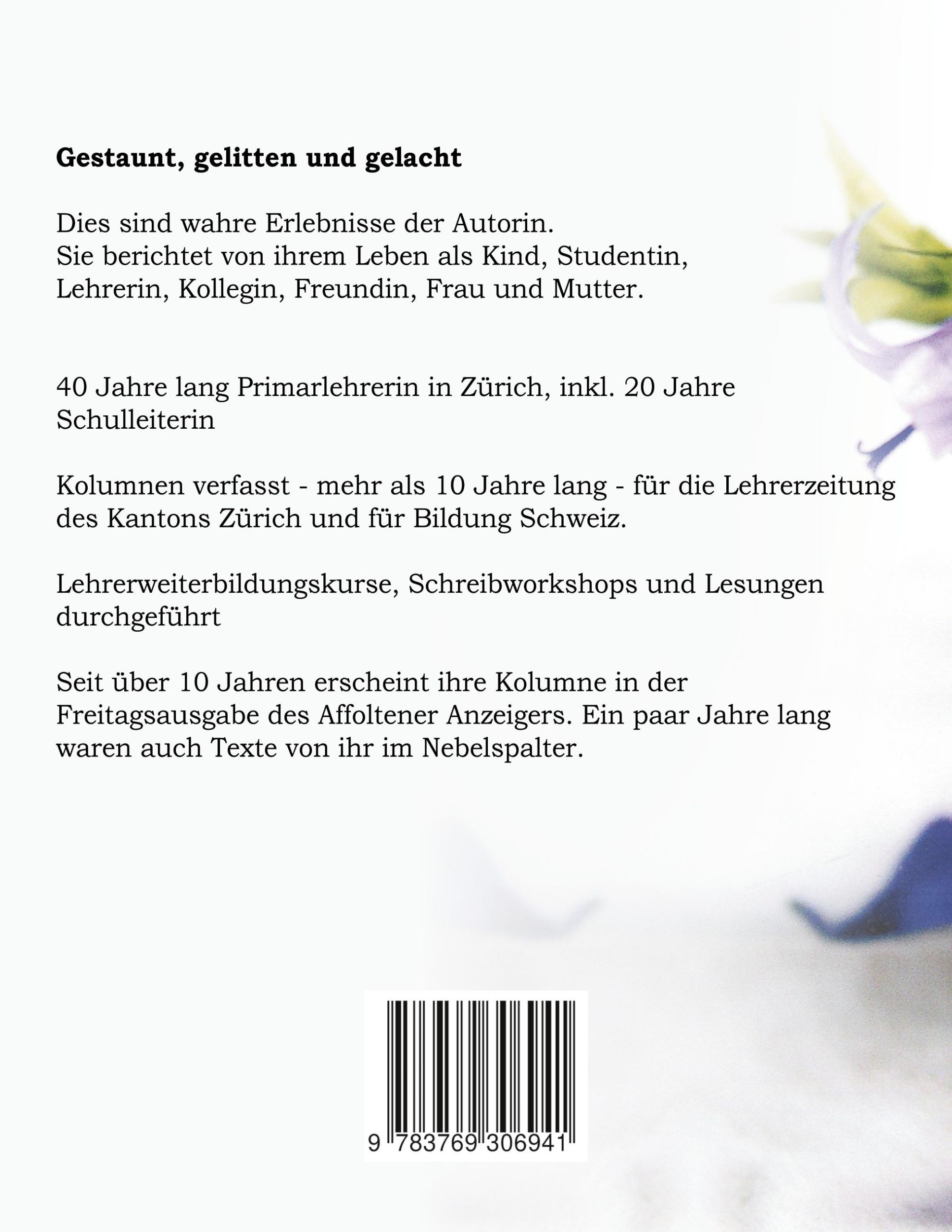 Rückseite: 9783769306941 | Gestaunt, gelitten und gelacht | Wahre Storys aus meinem Leben | Ruf