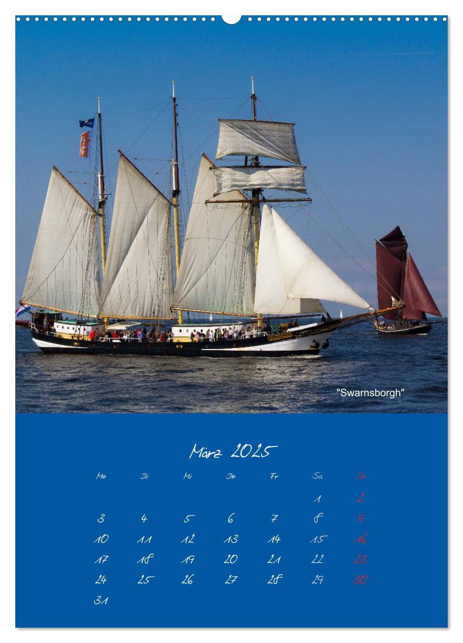 Bild: 9783457063958 | Unter Segeln (Wandkalender 2025 DIN A2 hoch), CALVENDO Monatskalender