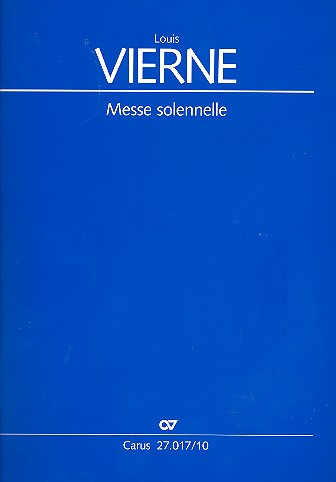 Cover: 9790007095666 | Messe solennelle en ut dièse mineur | SATB and 2 Organs - Partitur