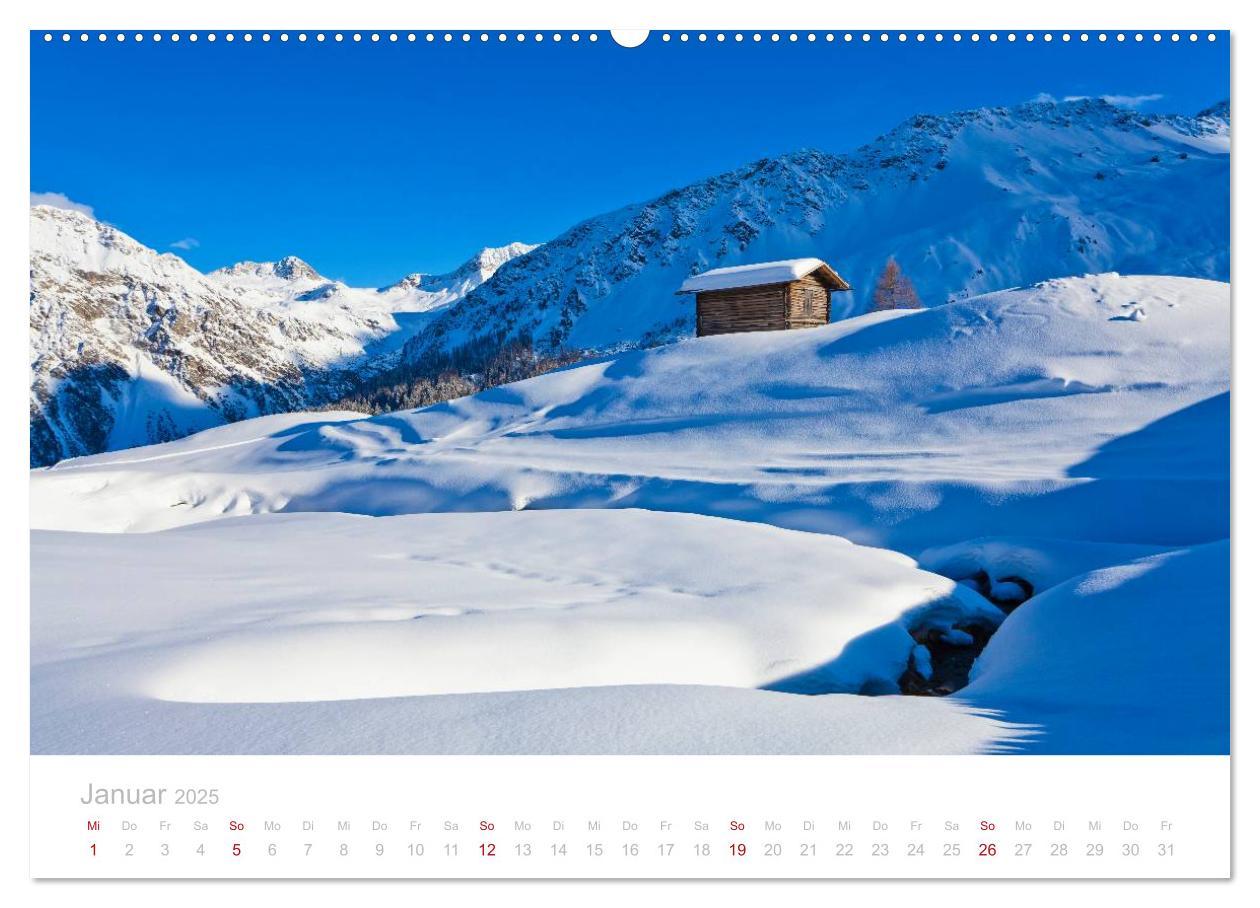 Bild: 9783435773015 | Graubünden Engadin 2025 (hochwertiger Premium Wandkalender 2025 DIN...