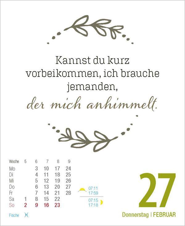 Bild: 9783731877455 | Visual Words 2025 | TypoArt Tages-Abreisskalender | Verlag Korsch