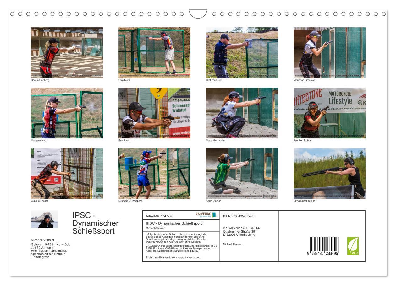 Bild: 9783435233496 | IPSC - Dynamischer Schießsport (Wandkalender 2025 DIN A3 quer),...